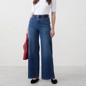 Banana Republic Factory Wide Leg High Rise Jeans Size 27/4